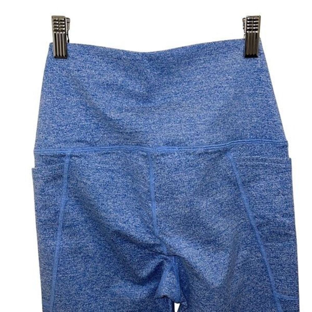 Addison Bay Womens Heather High Waisted Ludlow Pull-on Leggings Blue Small NWT - Picture 7 of 13